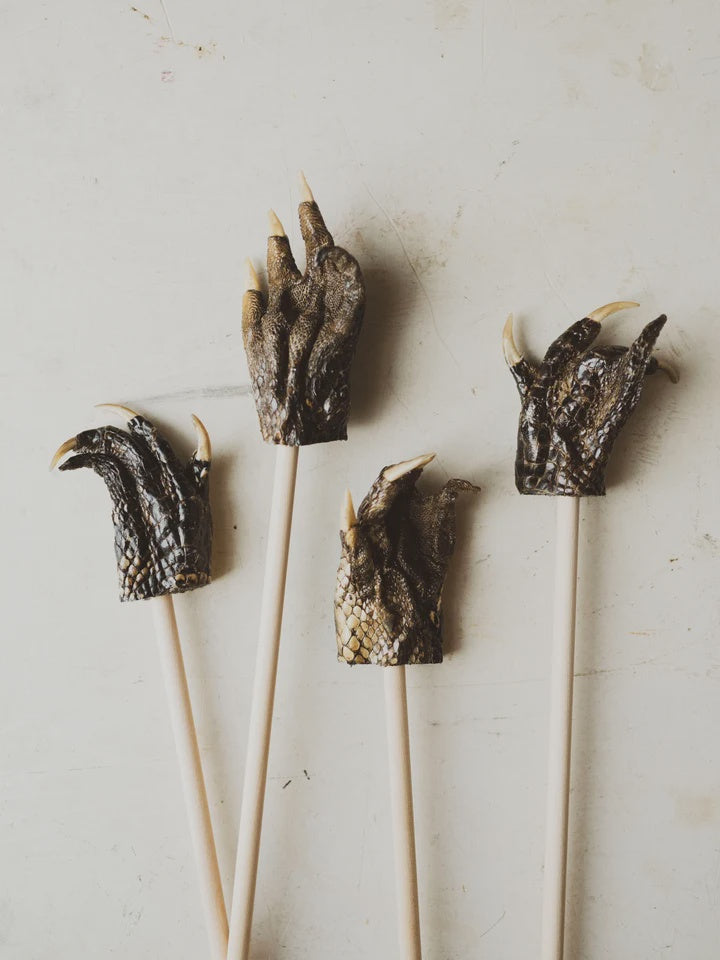 Real Taxidermized Alligator Foot Back Scratcher