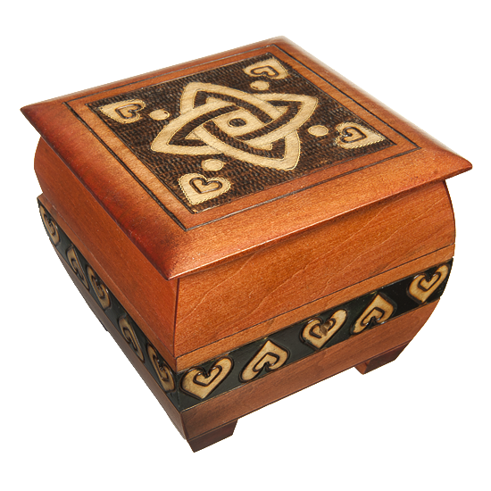 Celtic Knot Wood Box K-2