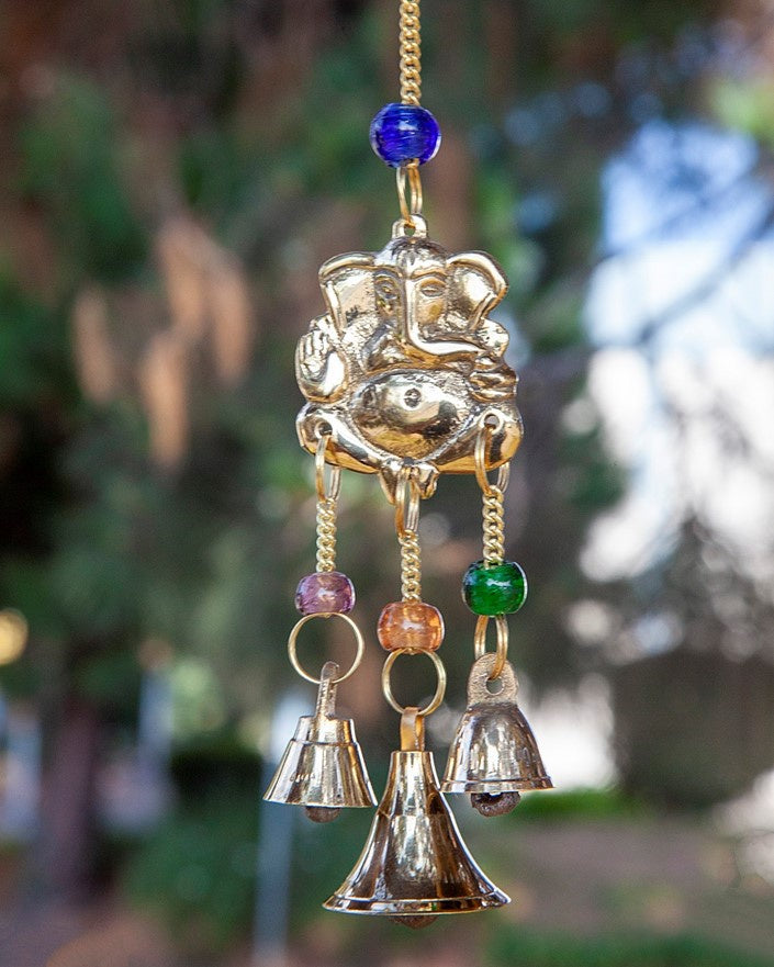 Ganesha Chime W/ Bells & Beads