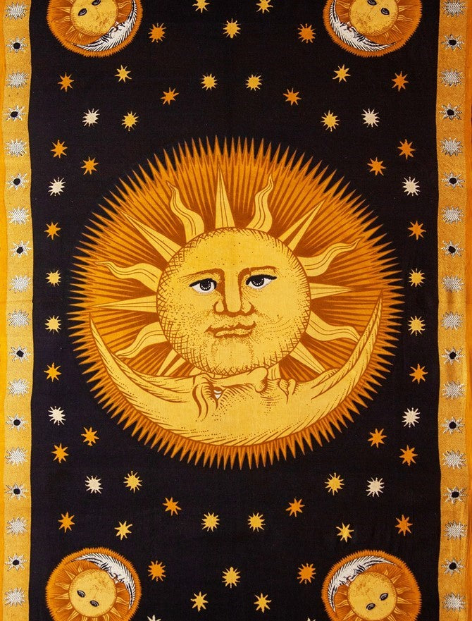 Solar Eclipse Cotton Tapestry/Bedspread - SD086