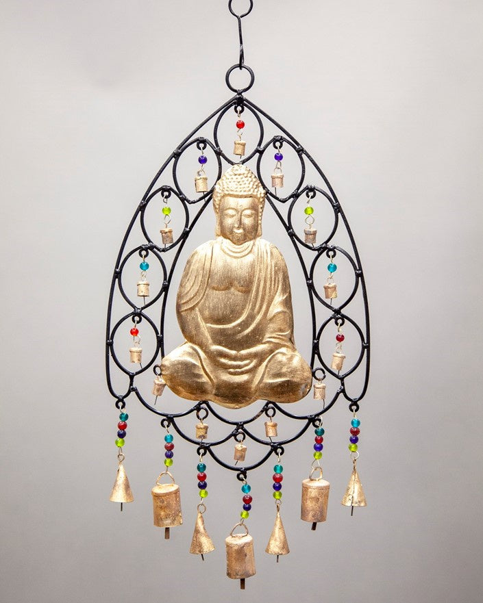 Buddha Wind Chime W/ Beads