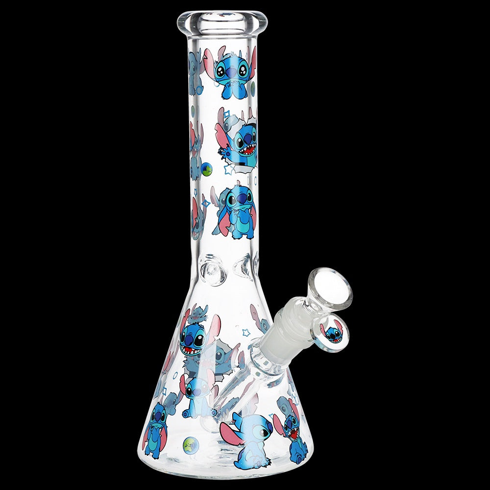 Little Blue Creature Beaker Glass Water Pipe 14mm F
