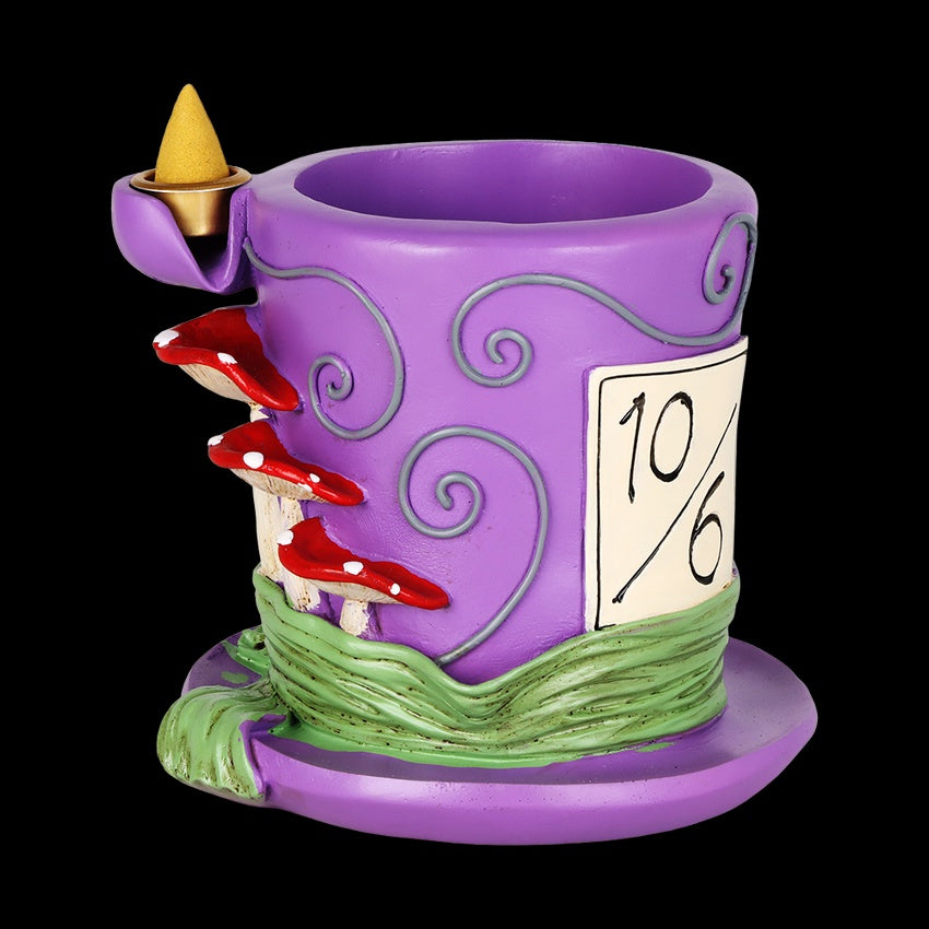 Mad Hatter Shroom Waterfall Backflow Incense Burner | 4.75" x 5"