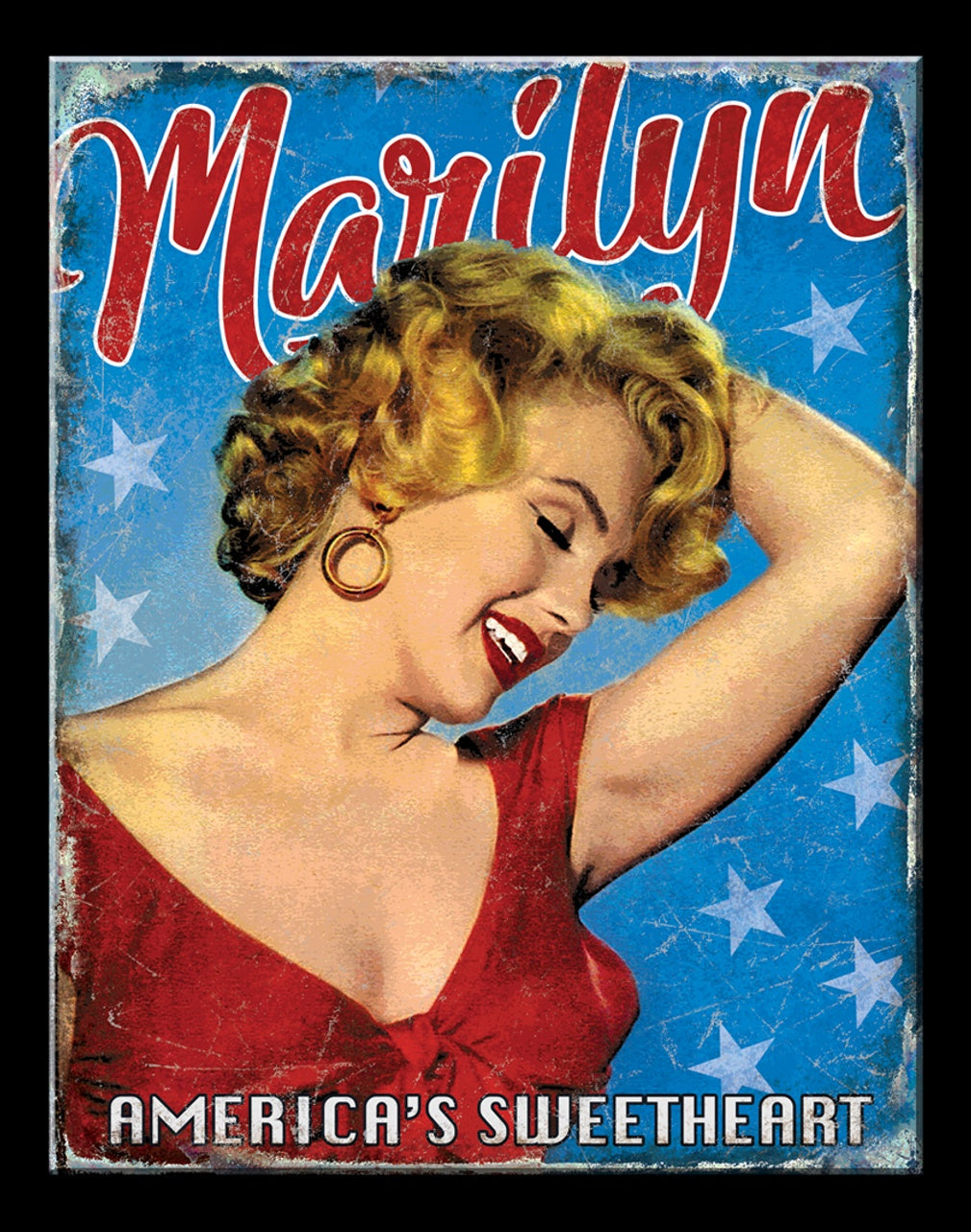 Marilyn Monroe Sweetheart Tin Sign