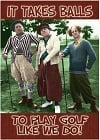 3 Stooges Golf Magnet