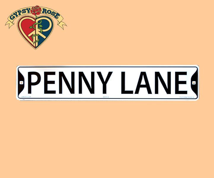 Gypsy Rose - Penny Lane Street Sign