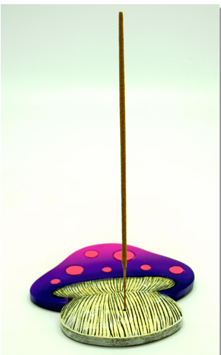 Fantasy Gifts - Flat Mushroom Incense Stick Burner