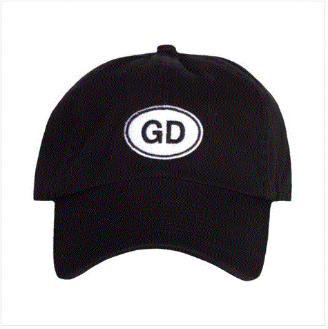 Liquid Blue - Grateful Dead GD Oval Black Hat