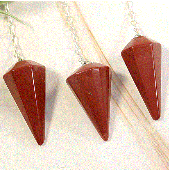 Nature's Artifacts – Red Jasper Pendulum