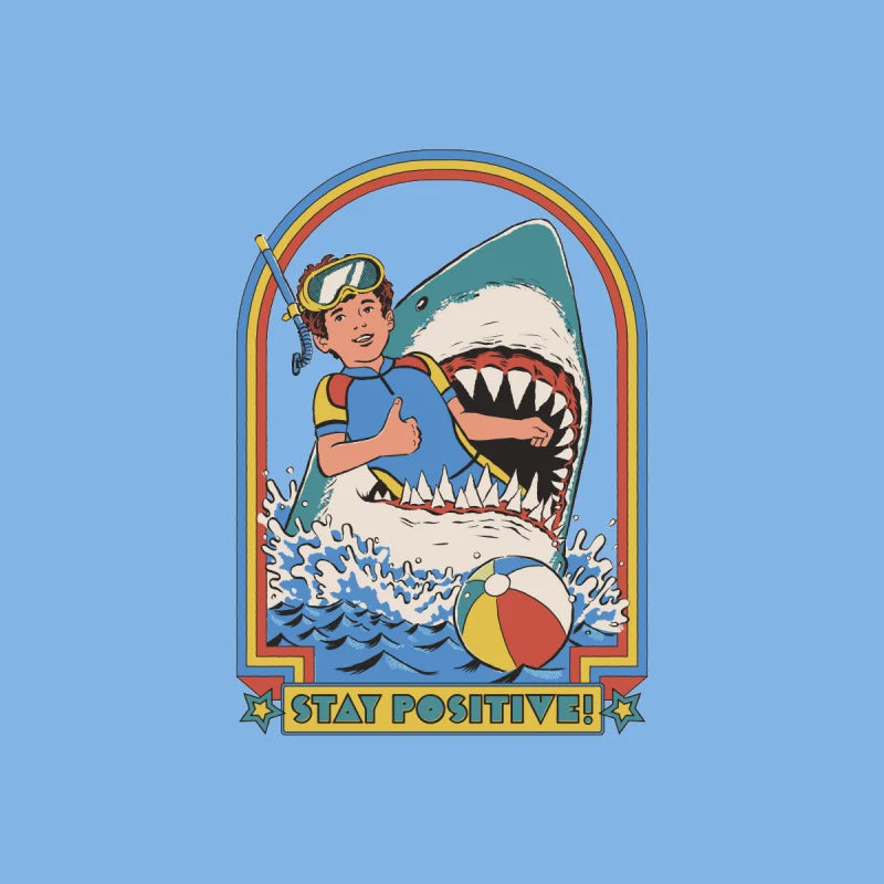 Steven Rhodes Stay Positive Sticker