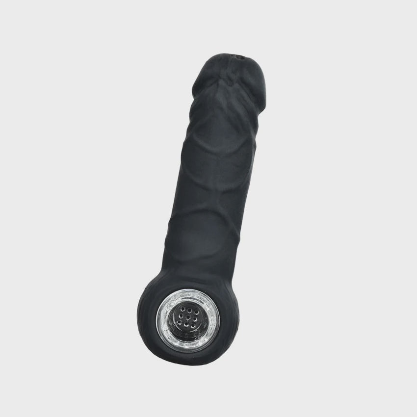 Penis Silicone Hand Pipe | 5.25" | Assorted Colors