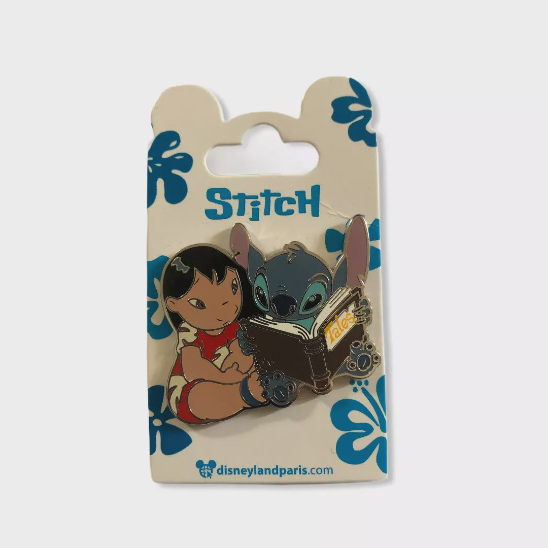 Disneyland Paris Lilo & Stitch Book Pin