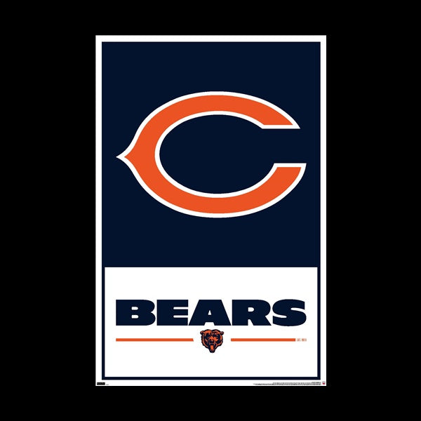 NFL Chicago Bears Poster - Logo 21