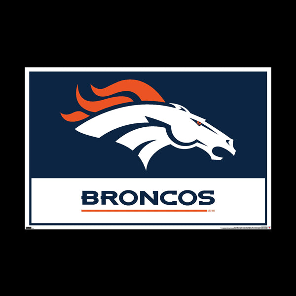 NFL Denver Broncos Poster - Logo 21