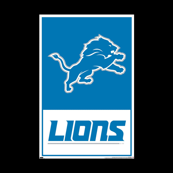 NFL Detroit Lions Poster - Logo 21