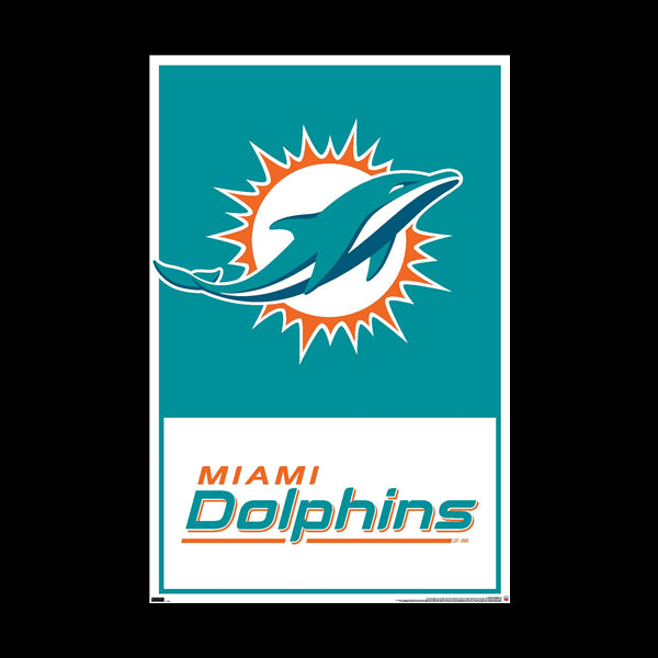 NFL Miami Dolphins Poster - Logo 21