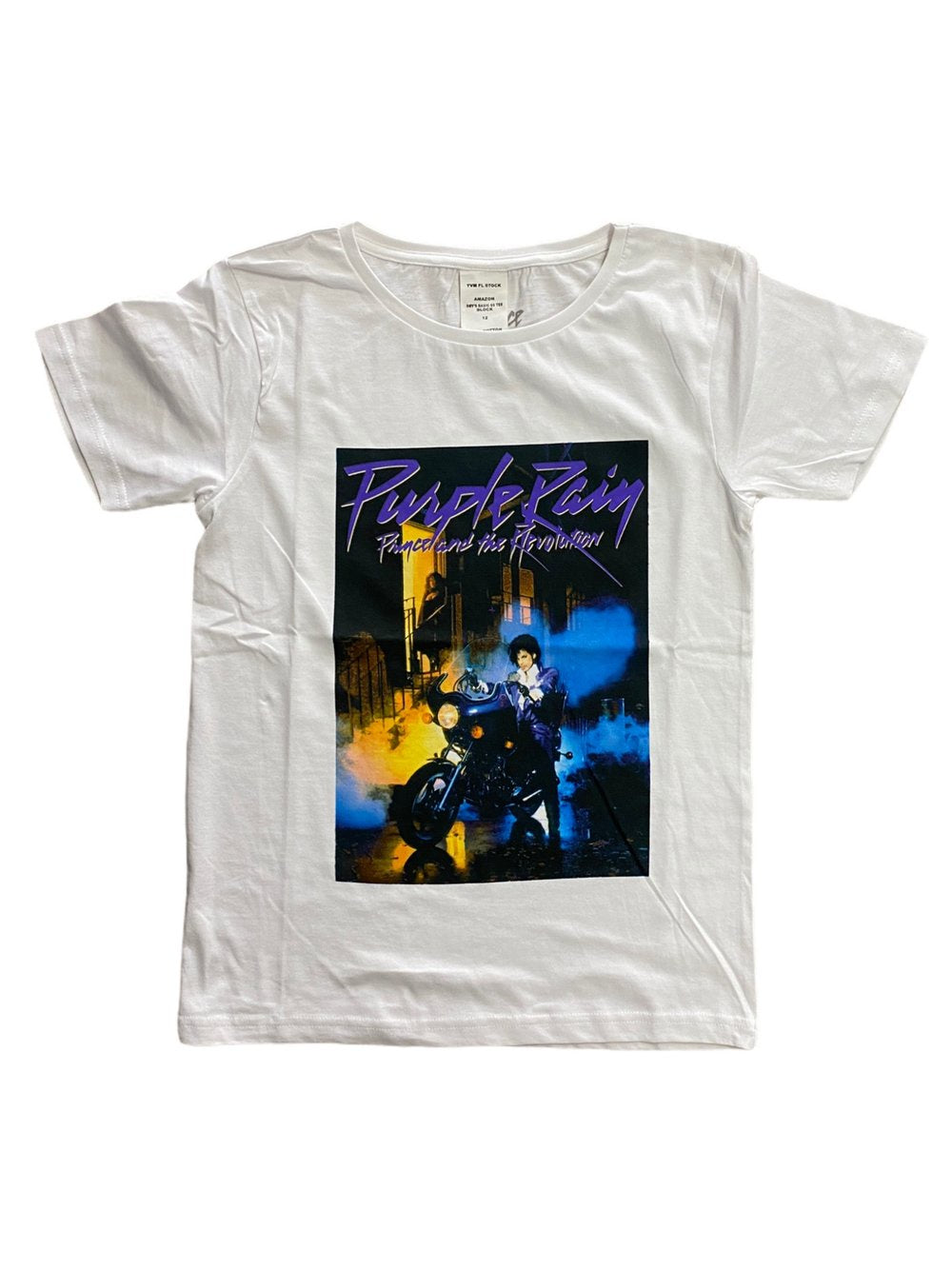 Prince Purple Rain Boys White T-Shirt