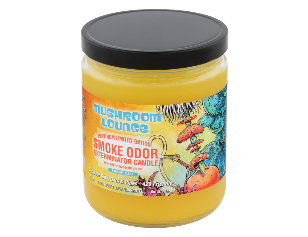 13oz Mushroom Lounge Smoke Odor Candle