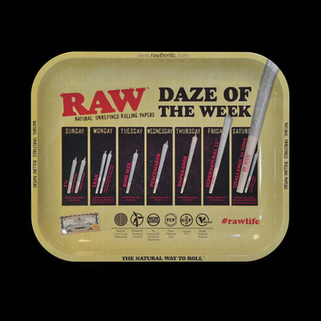 Raw Rolling Tray Daze Metal - Large