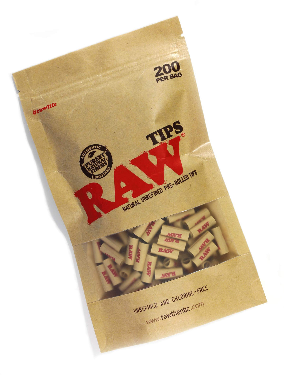 RAW Herbal Pre-Rolled Tips 200pk