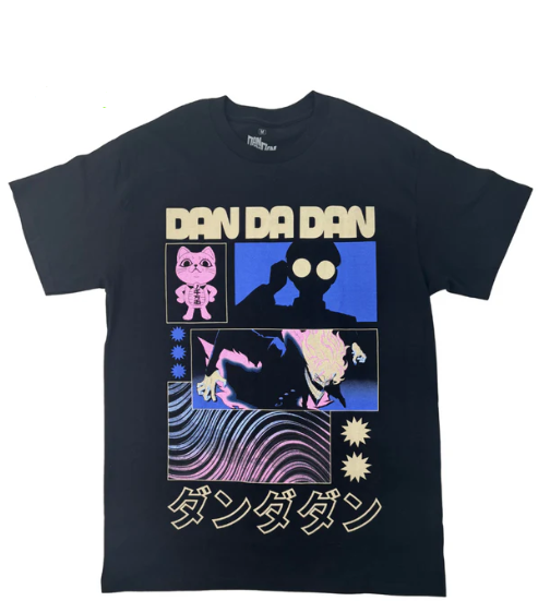 Dan Da Dan Purple and Blue SiIhouettes T-Shirt