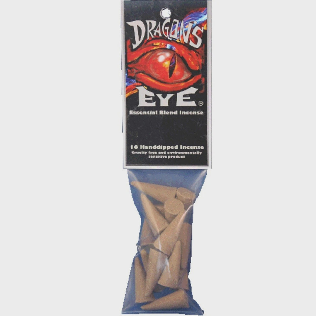 Dragon's Eye Backflow Incense Cones - Patchouli Amber