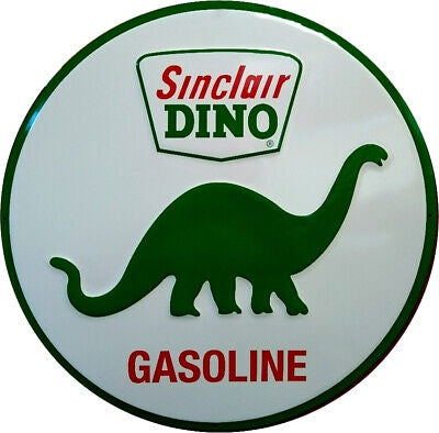 Sinclair Dino 24" Tin Sign