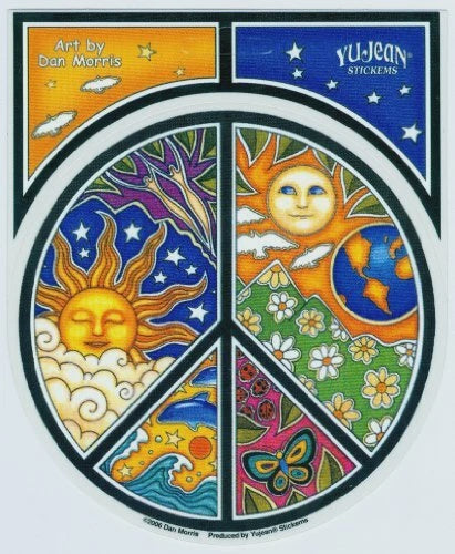 Yujean Dan Morris Peace Sticker