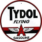 Tydol Flying A Gas 24 inch Large Round Sign