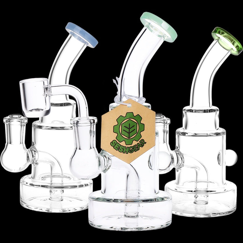 SeshGear Beauty In Simplicity Glass Dab Rig 14mm F