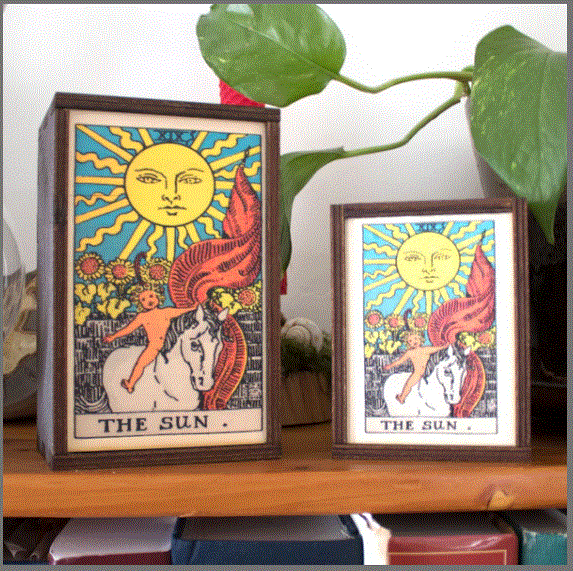 Most Amazing - The Sun Tarot Card Wooden Box
