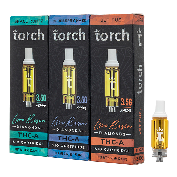 Torch THCa Live Resin Diamonds 3.5g Carts