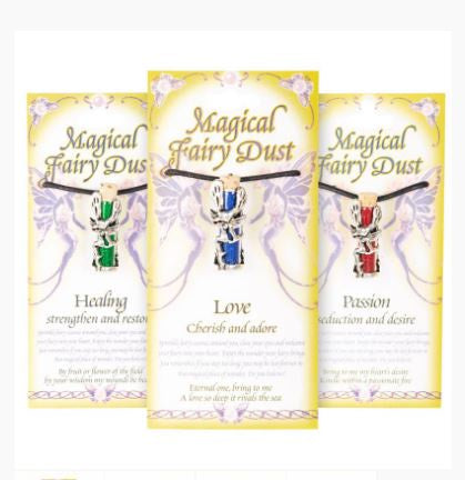 Benjamin - Carded Necklace of Magical Fairy Dust Pendants