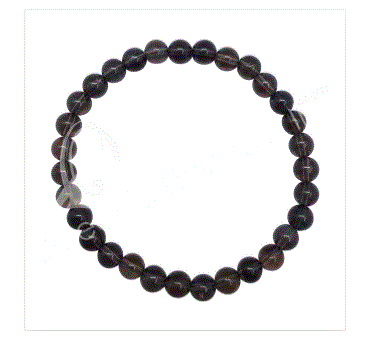 Oceanic - Black Obsidian w/Transparency Beaded Bracelet