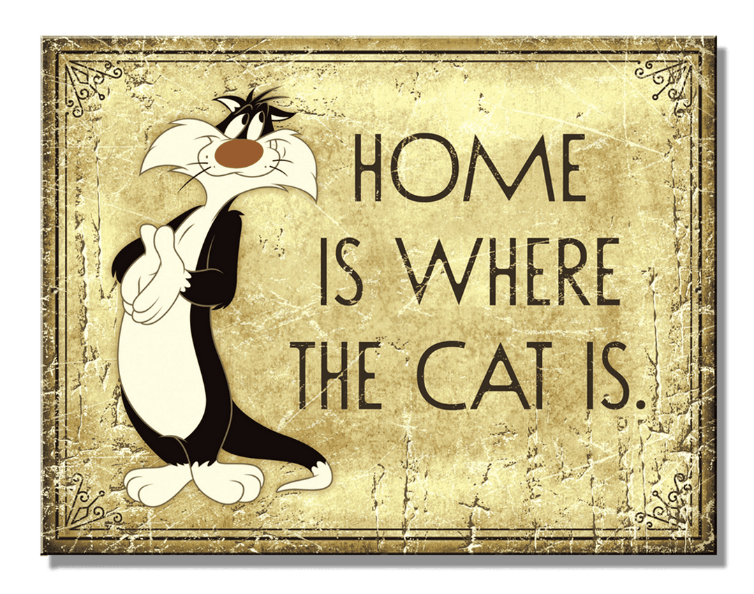 Looney Tunes Sylvester Home 10.75" x 8.25"