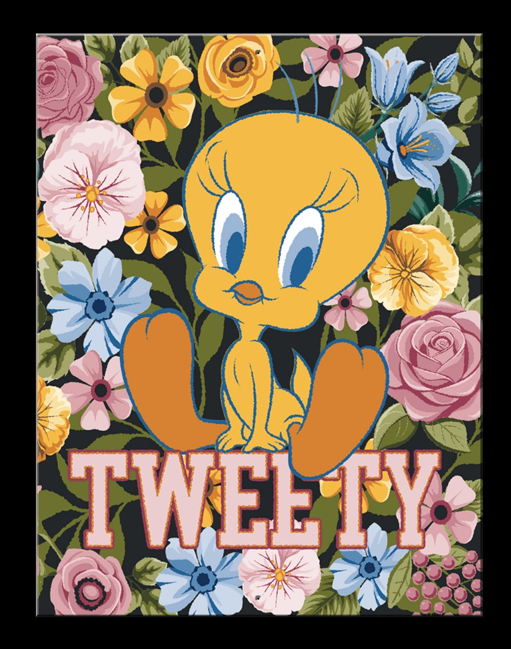 Looney Tunes Tweety Floral 8.25" x 10.75"