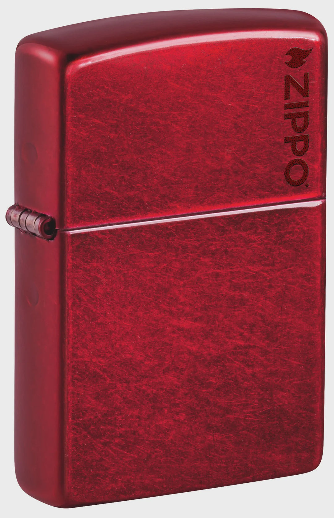 Classic Candy Apple Red Zippo Logo Lighter