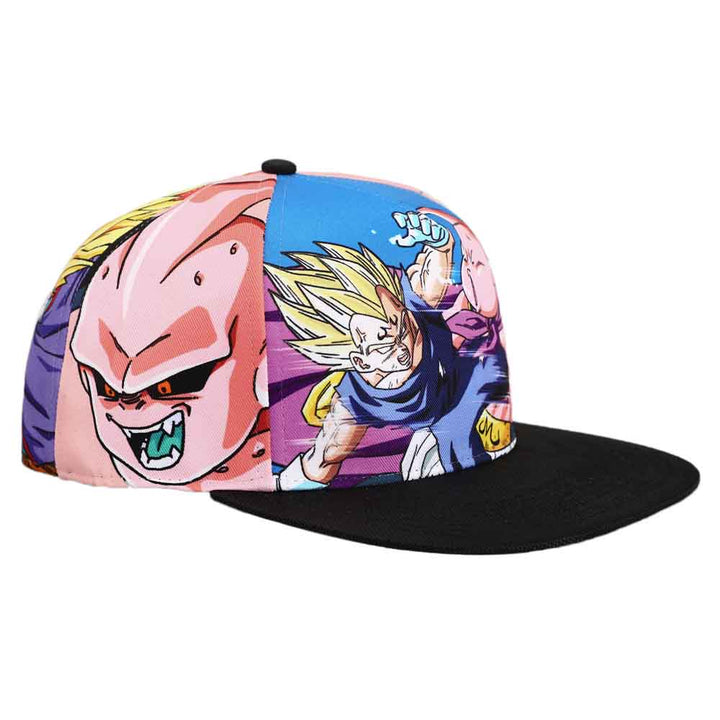 Dragon Ball Z Sublimated Print Flat Bill Snapback