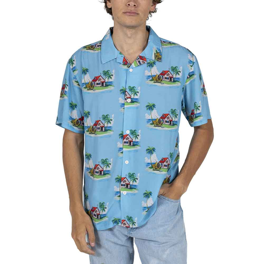 Dragon Ball Z Kame House Button Up