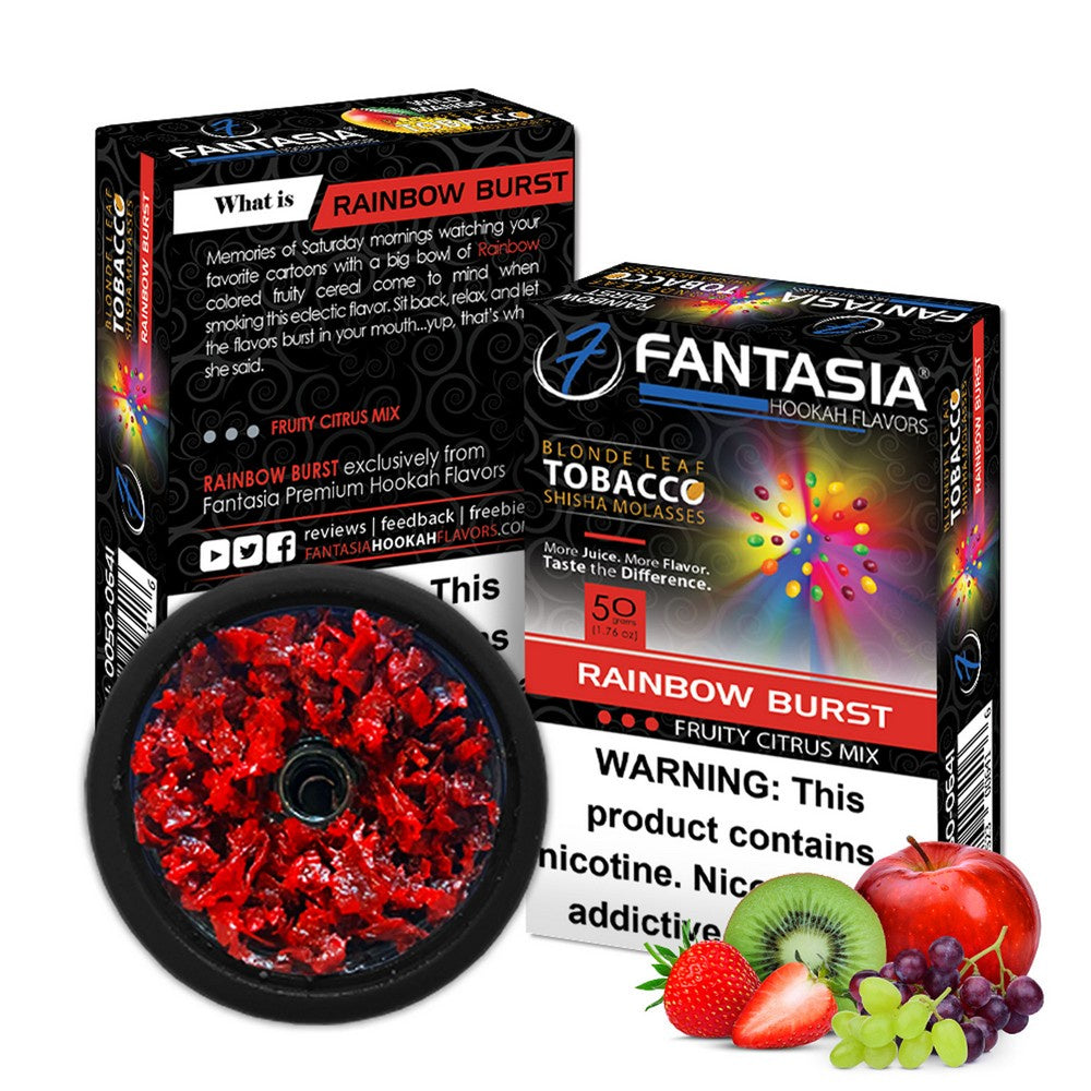 Fantasia 50g Hookah Tobacco - Rainbow Burst
