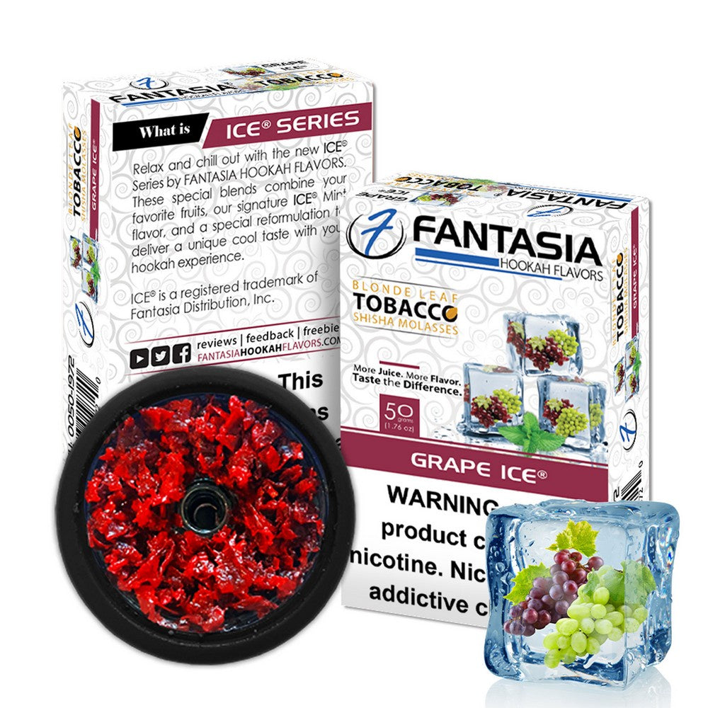 Fantasia 50g Hookah Tobacco - Grape Ice