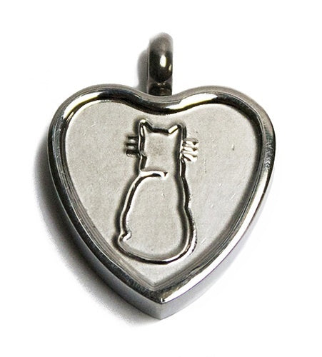 Love Vial - Purrfect Heart Necklace
