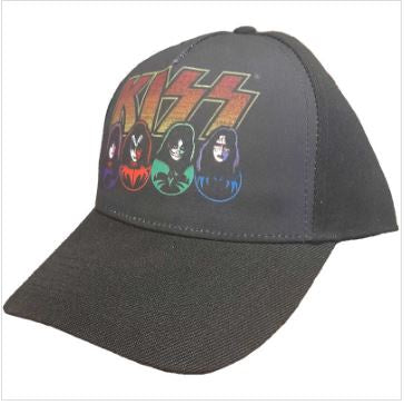 Rock Off - KISS "Logo Faces & Icons" Unisex Baseball Cap