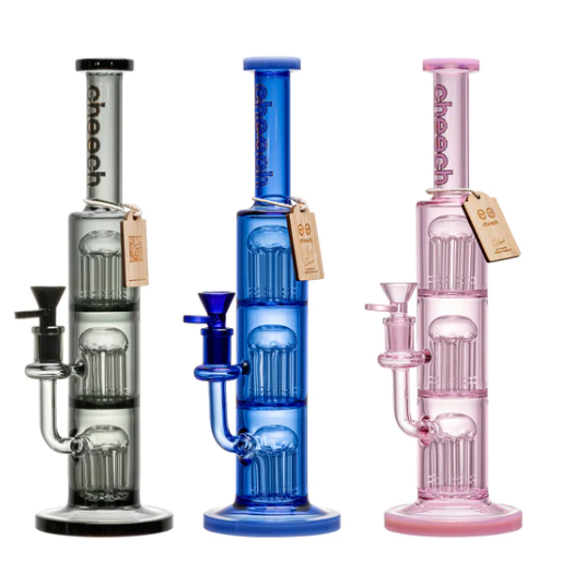 Cheech 13" Triple Tree Perc Tube Water Pipe