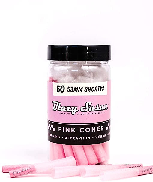Blazy Susan 53mm Cones 50ct- Pink