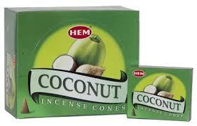 Coconut Incense Cones HEM