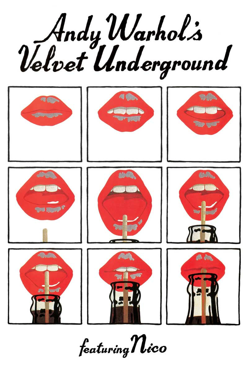 Velvet Underground Lips Poster