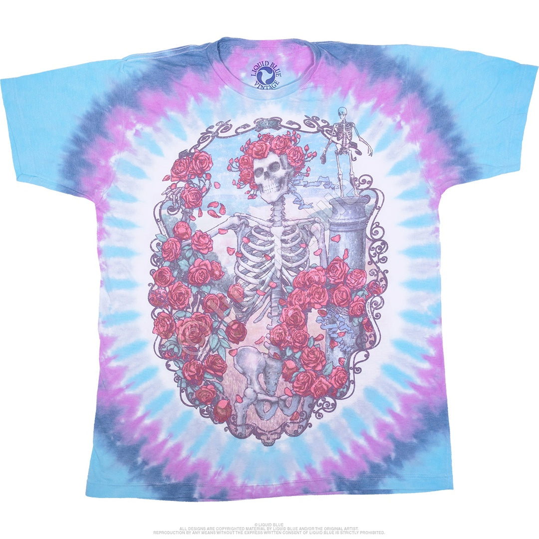 Liquid Blue - Grateful Dead "Vintage 30th Anniversary" Tie Dye Soft T-Shirt