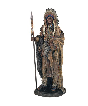 GSC - Indian Warrior Chief Statue 11358