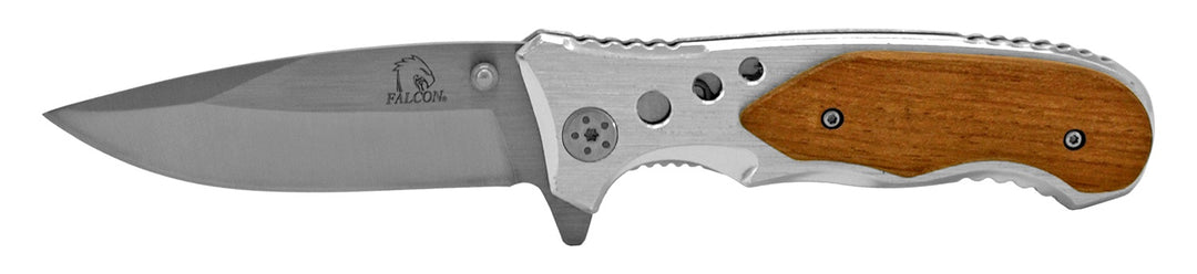 4.5" Grey Metal Folding Knife